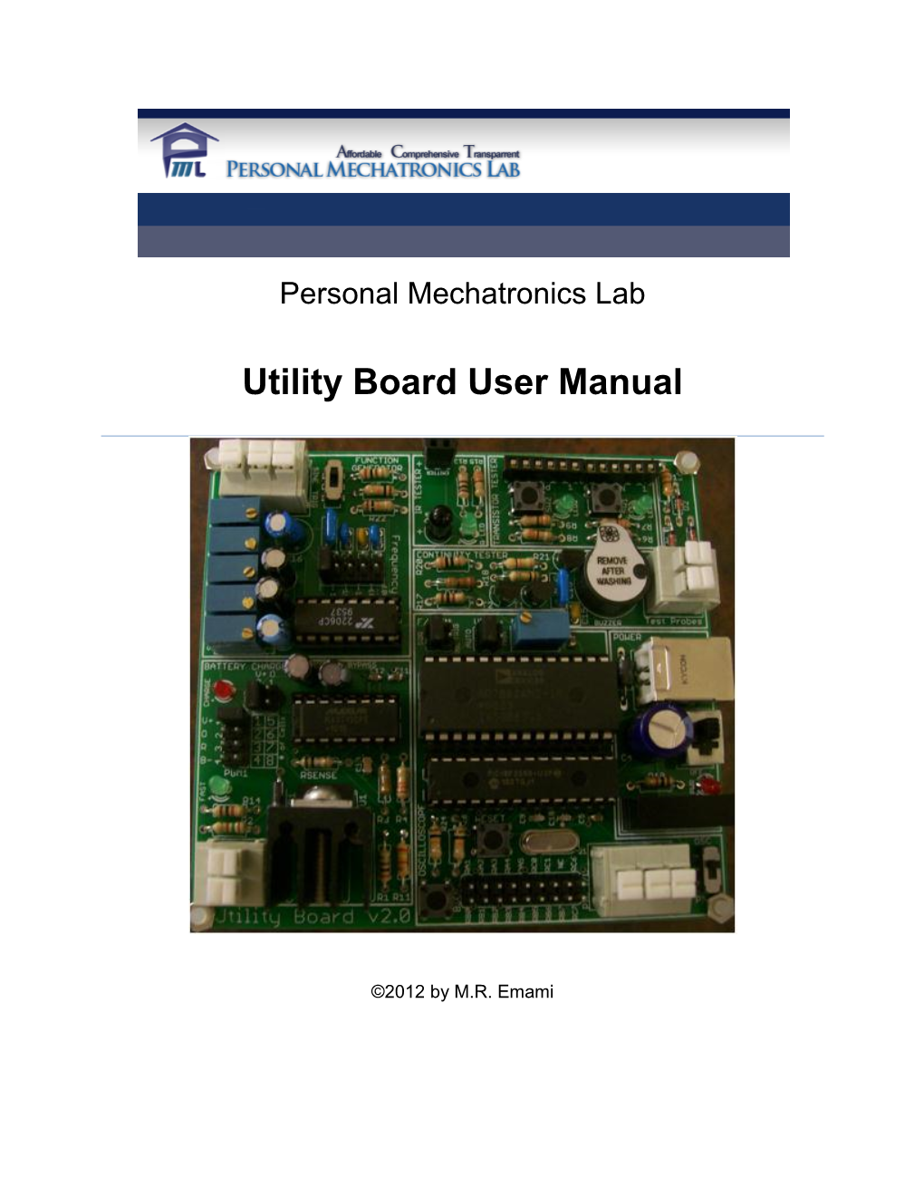 Utility Board User Manual