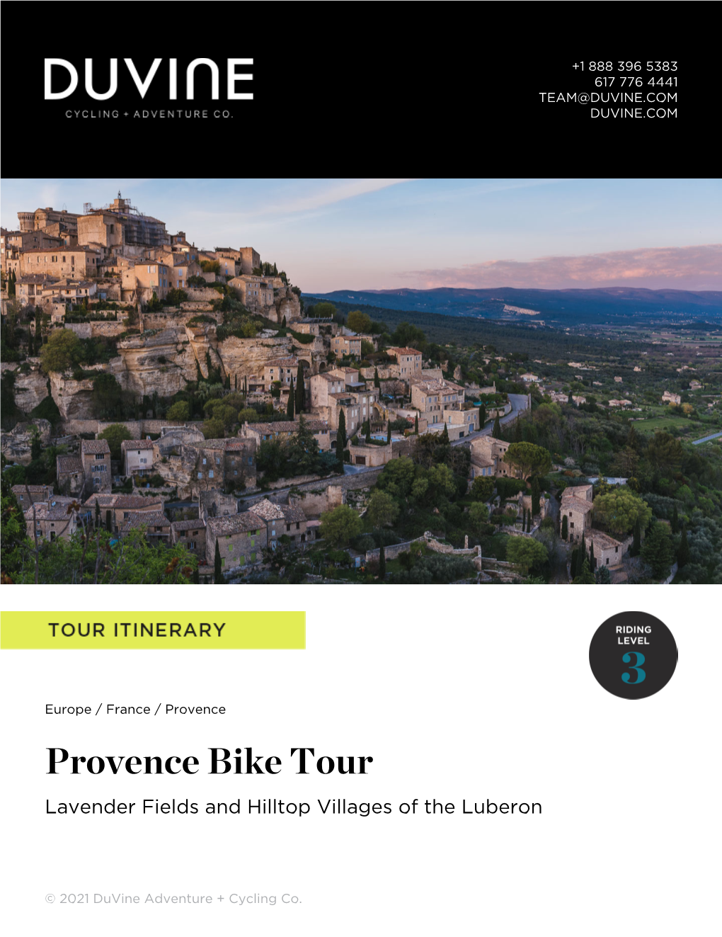 Provence Bike Tour Lavender Fields and Hilltop Villages of the Luberon