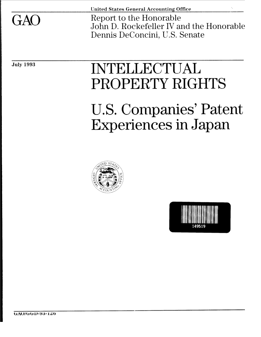 US Companies' Patent Experiences in Japan