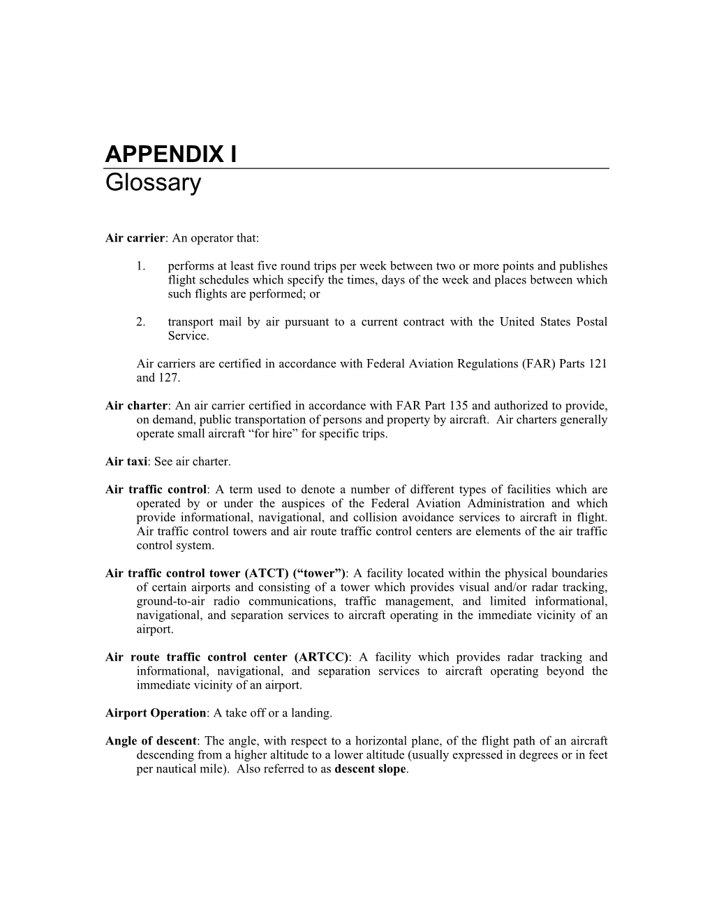 LVK Appendix I Glossary