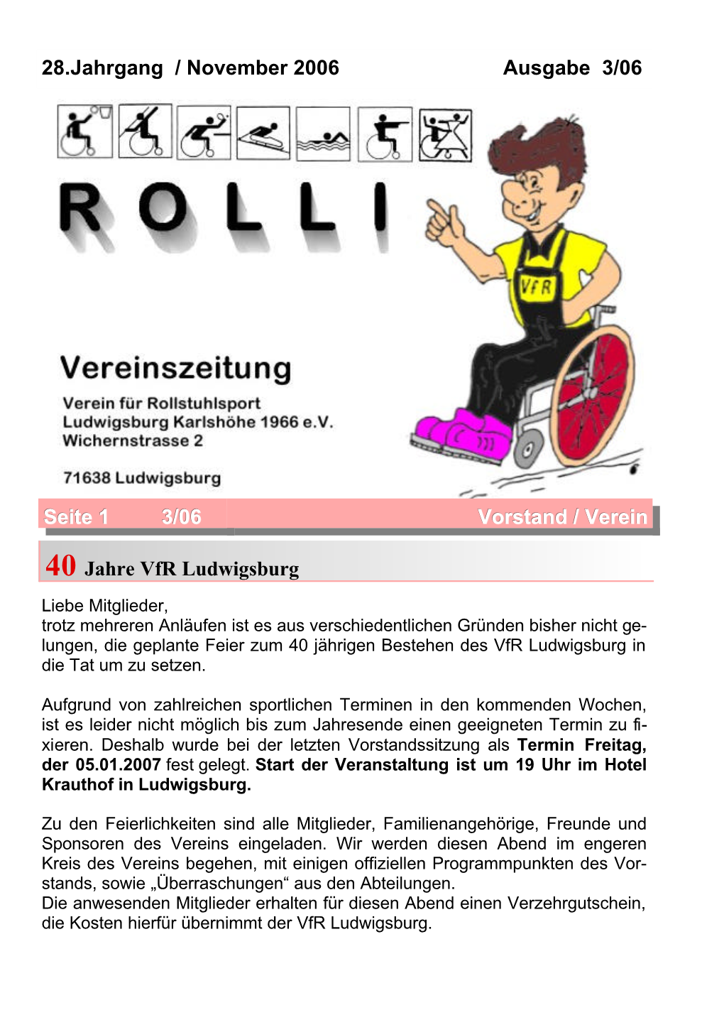 2. Bundesliga Süd 1. Spieltag Am 07.10.2006 in Plattling