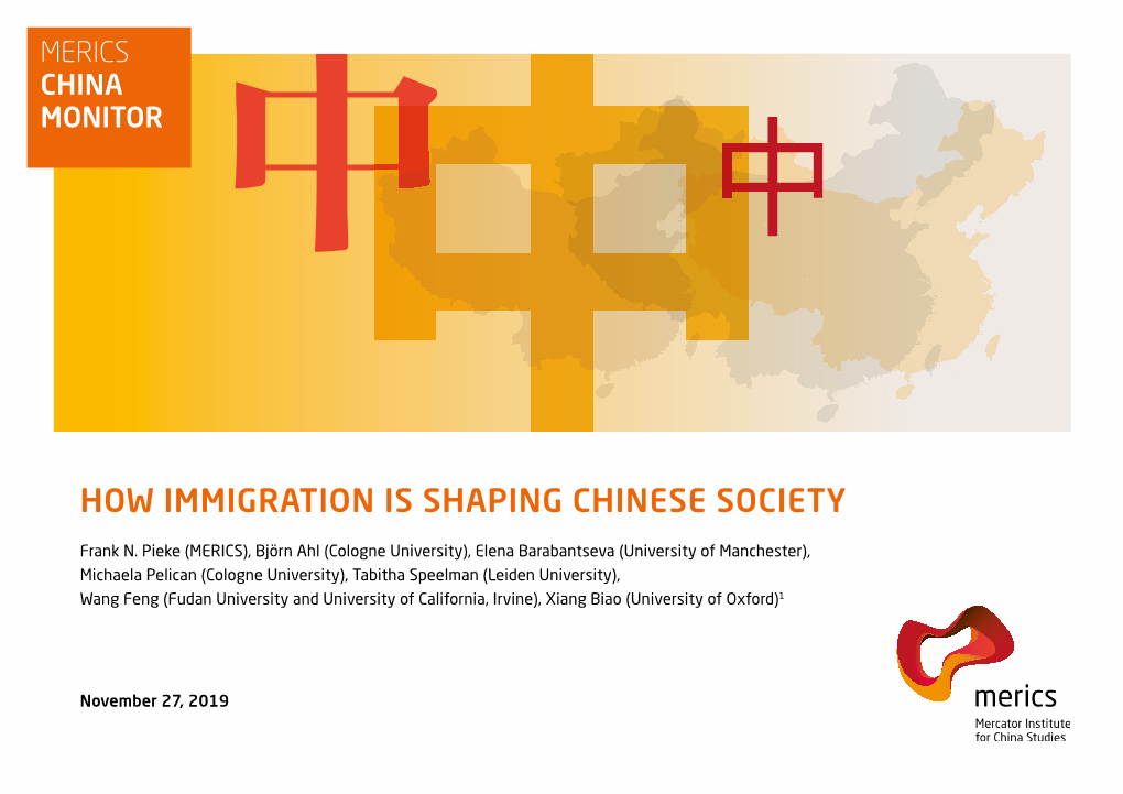 How Immigration Is Shaping Chinese Society