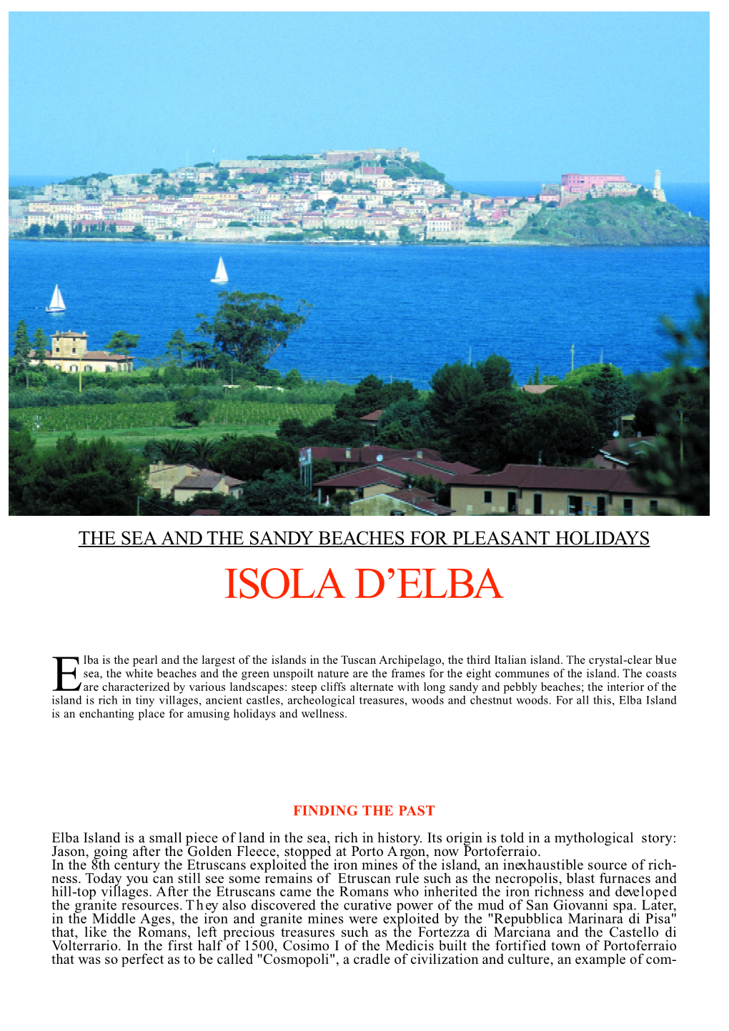 Isola D'elba Inglese.Qxd