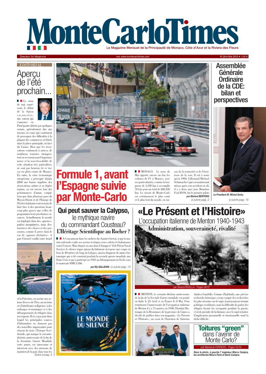 Formule 1, Avant L'espagne Suivie Par Monte-Carlo
