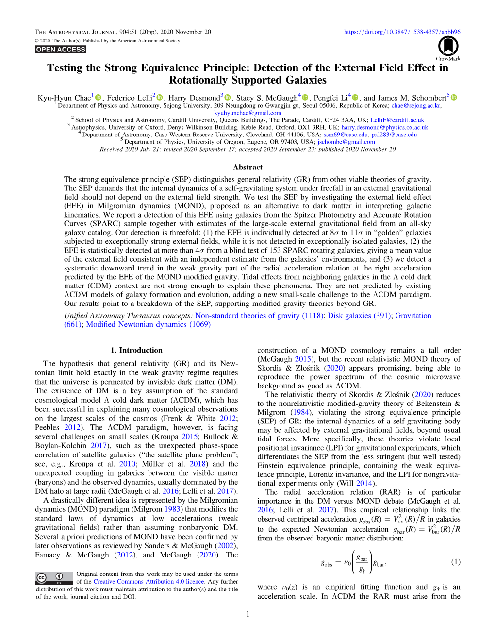 Detection of the External Field Effect in Rotationally Supported Galaxies