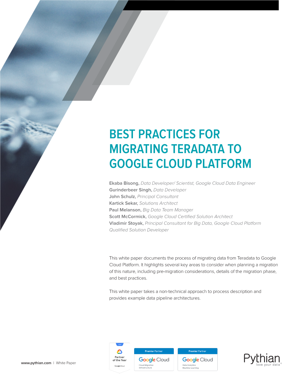 Best Practices for Migrating Teradata to Google Cloud Platform