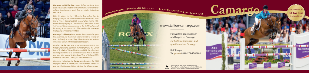 His Victory in the Grand Prix of Eschweiler/GER, Camargo Finally Jumped Into the World Top
