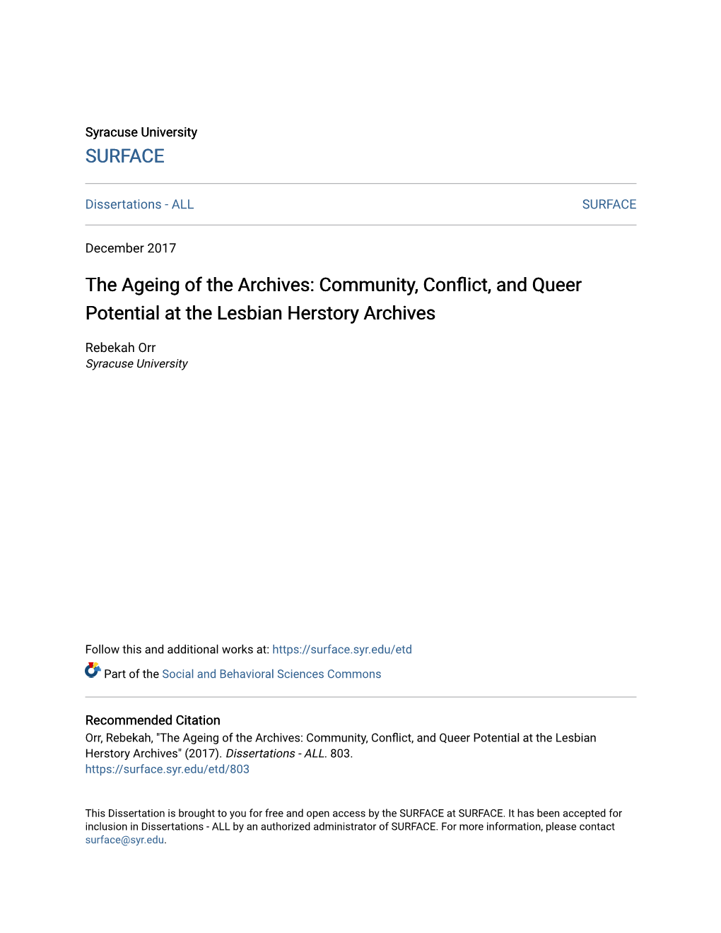 Community, Conflict, and Queer Potential at the Lesbian Herstory Archives