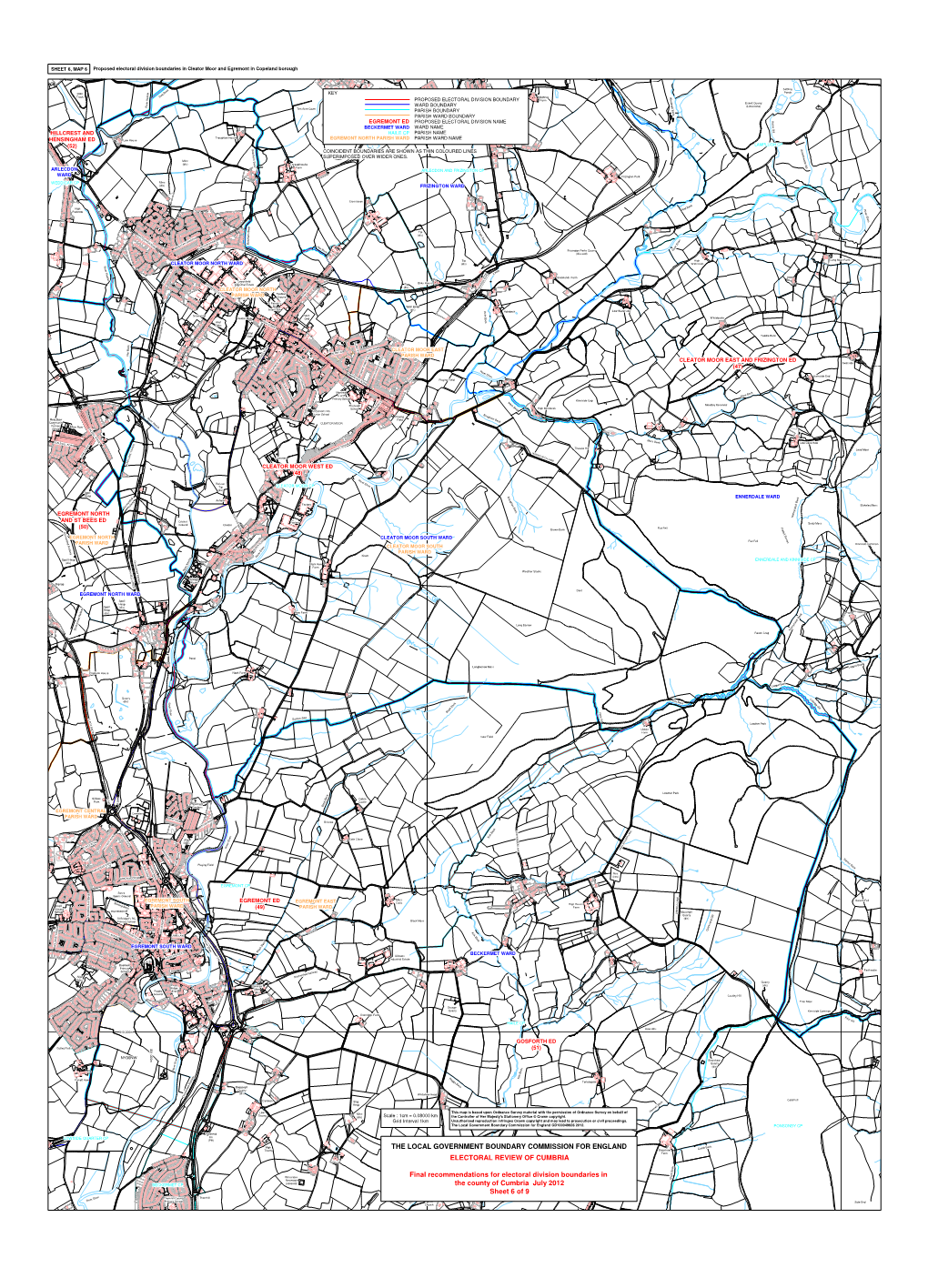 Cleator Moor and Egremont in Copeland Borough