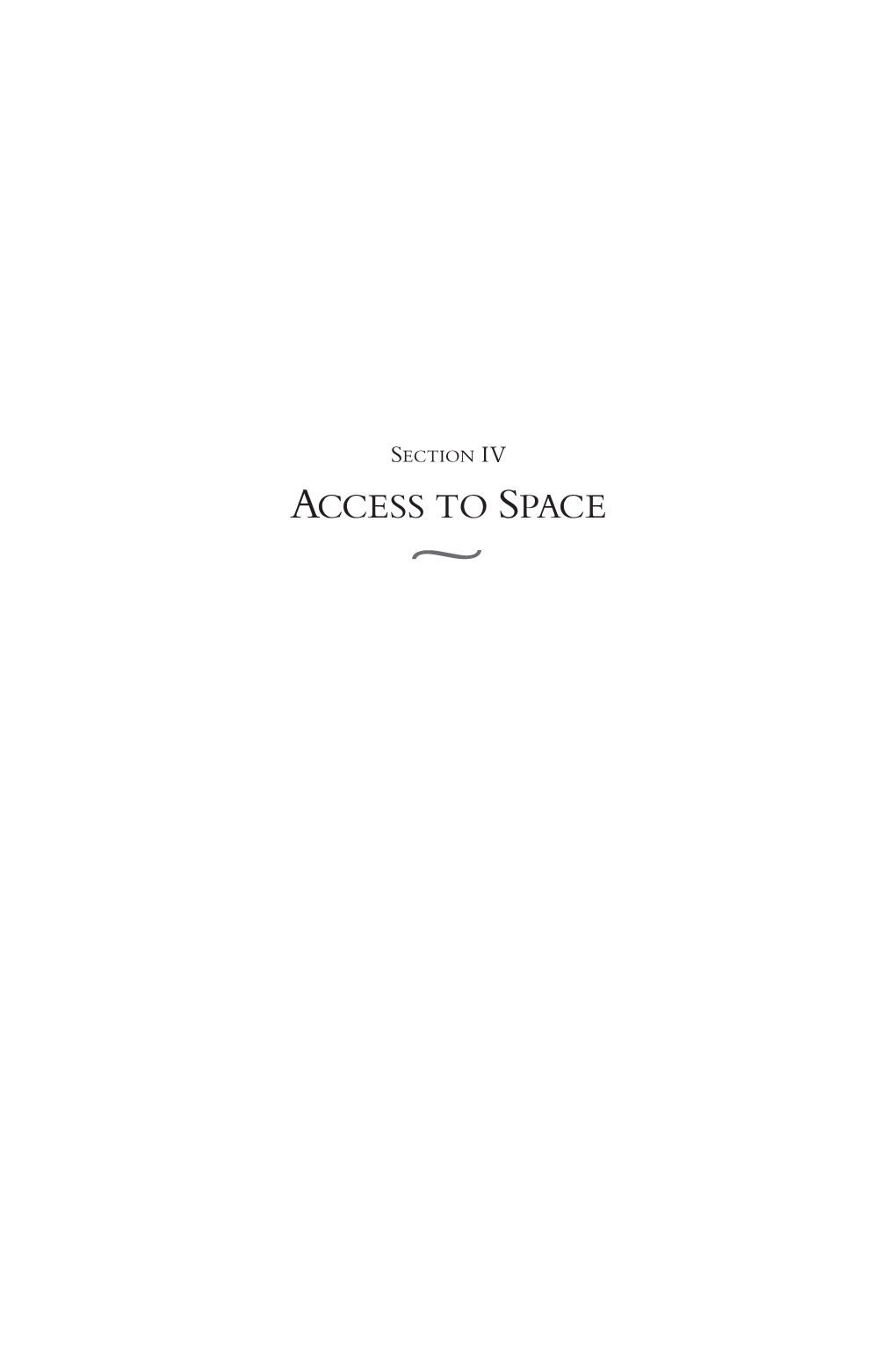 Access to Space ~