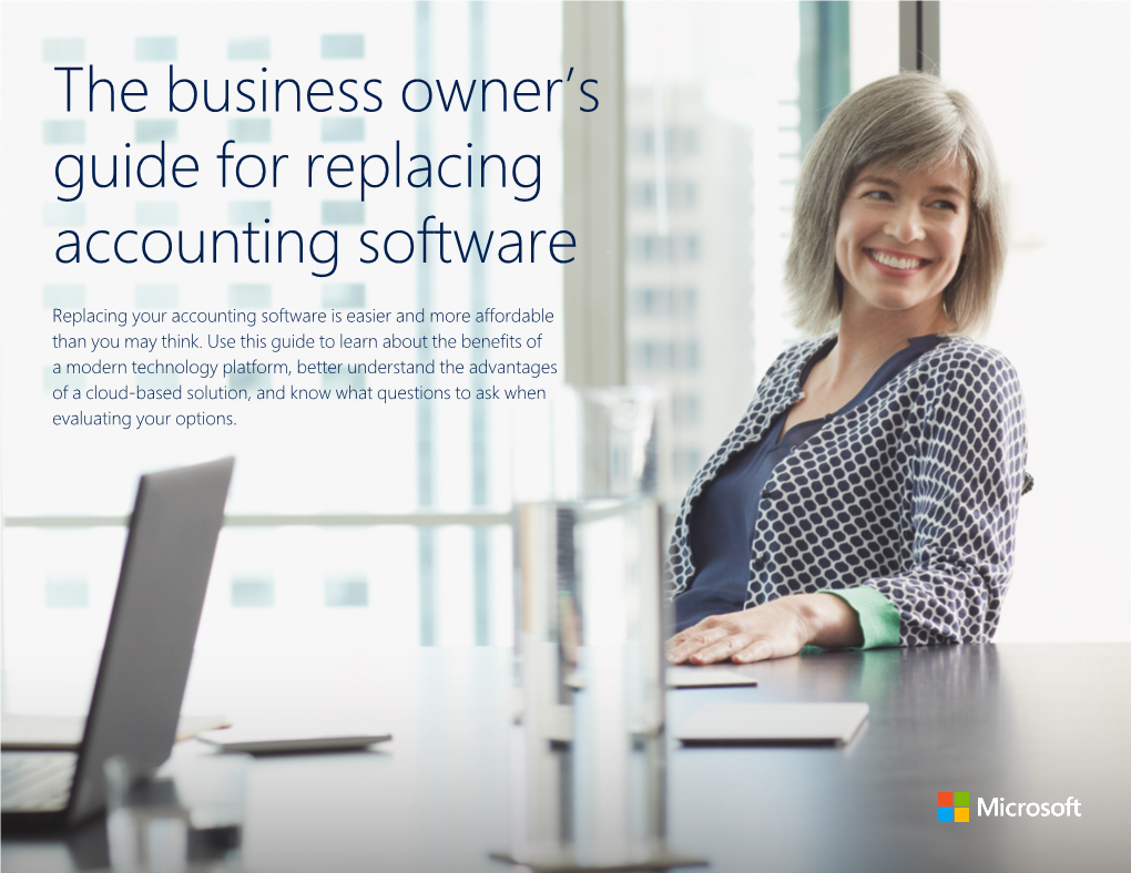 The Business Owner's Guide for Replacing Accounting Software