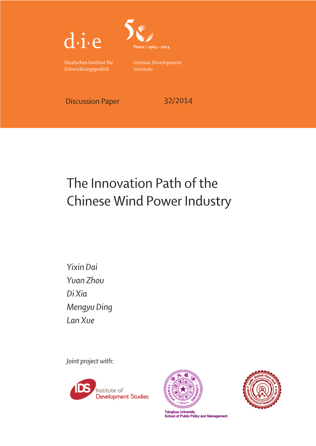 The Innovation Path of the Chinese Wind Power Industry