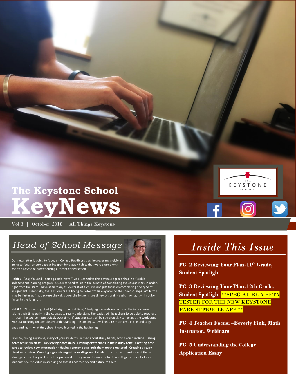 Keynews Vol.3 | October