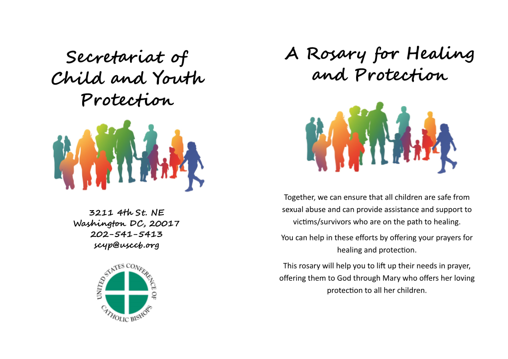 Secretariat of Child and Youth Protection a Rosary for Healing and Protection