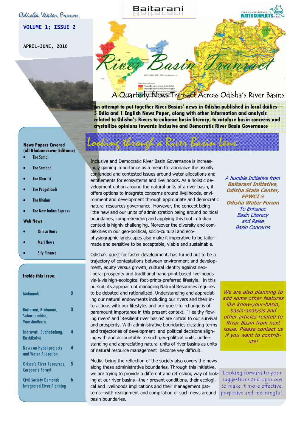 River Basin Transact Volume 1 Issue 2