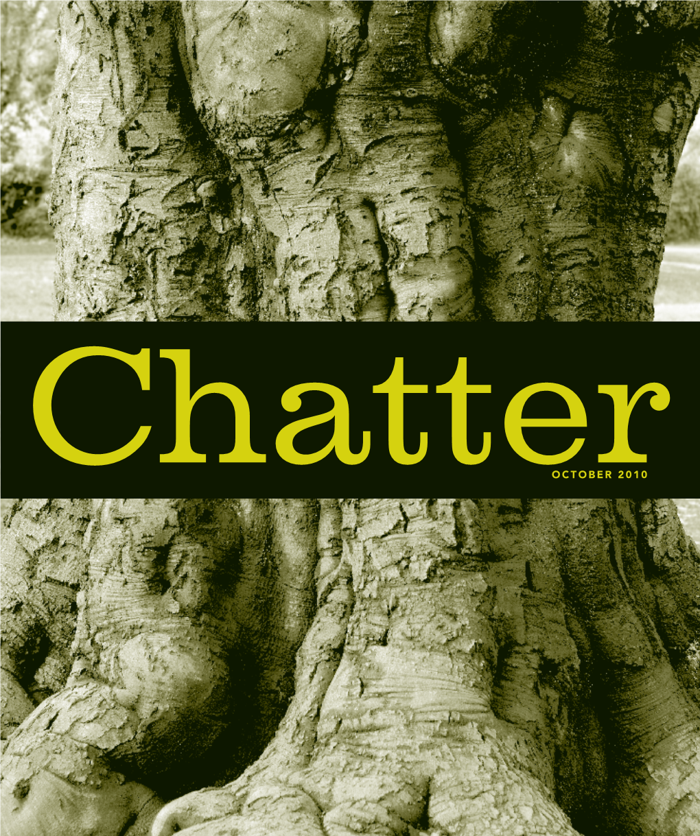 OCTOBER 2010 a Letter from Chatter