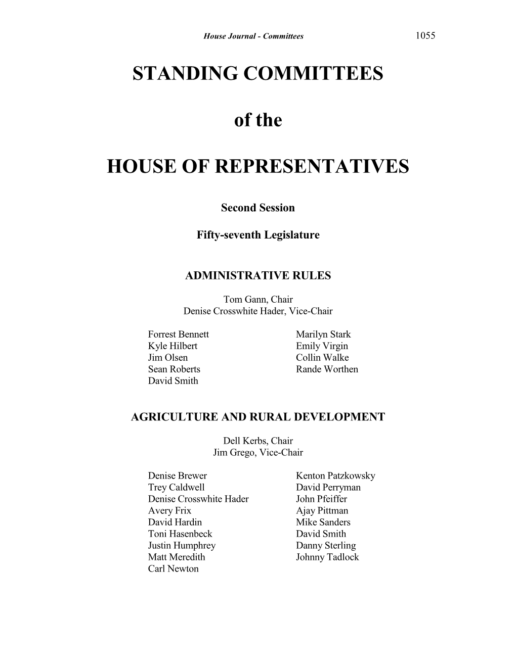 2020 Hcommittees