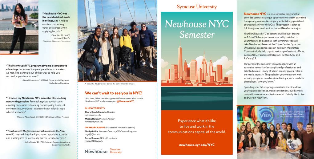 Newhouse NYC Brochure