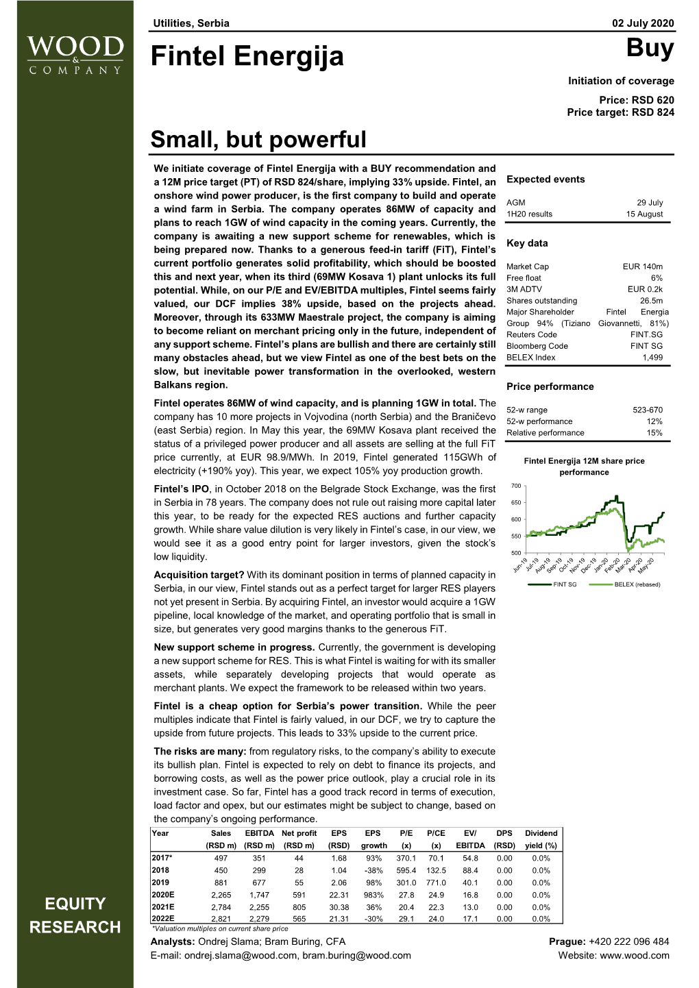 Wood and Company Investment Analysis Of