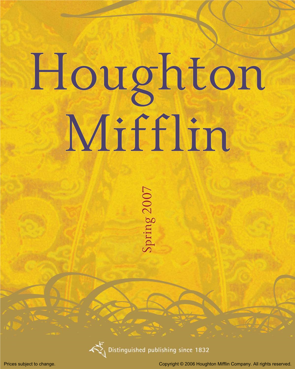Houghon Mifflin General Interest Spring 2007 Catalog