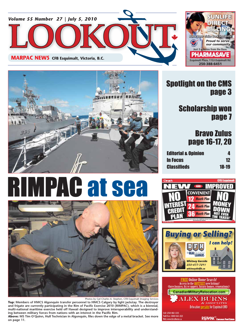 July 5, 2010 MARPAC NEWS CFB Esquimalt