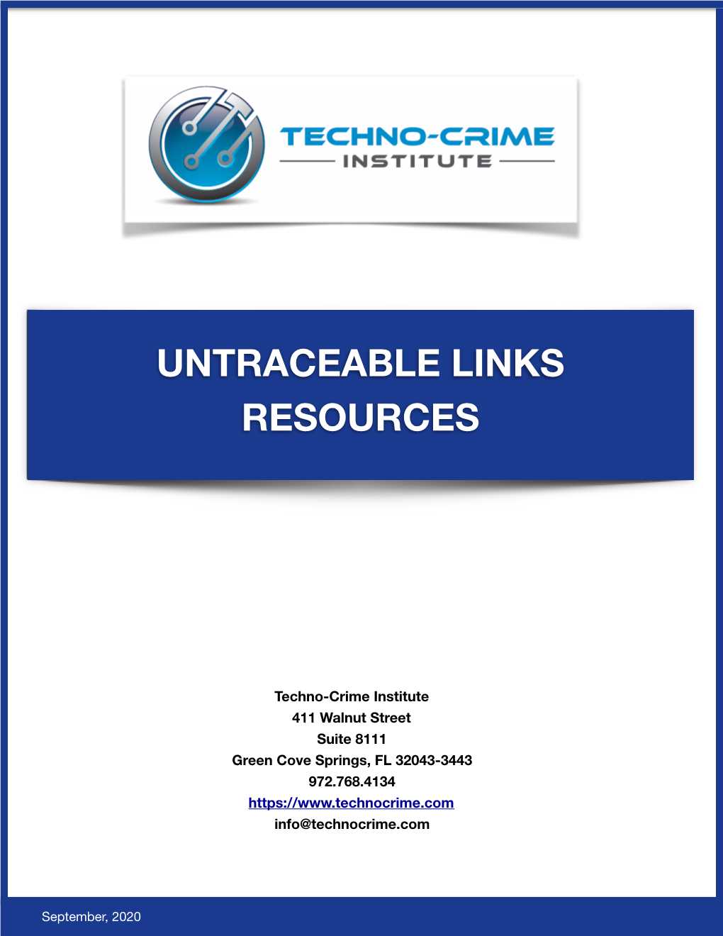 Untraceable Links Resources