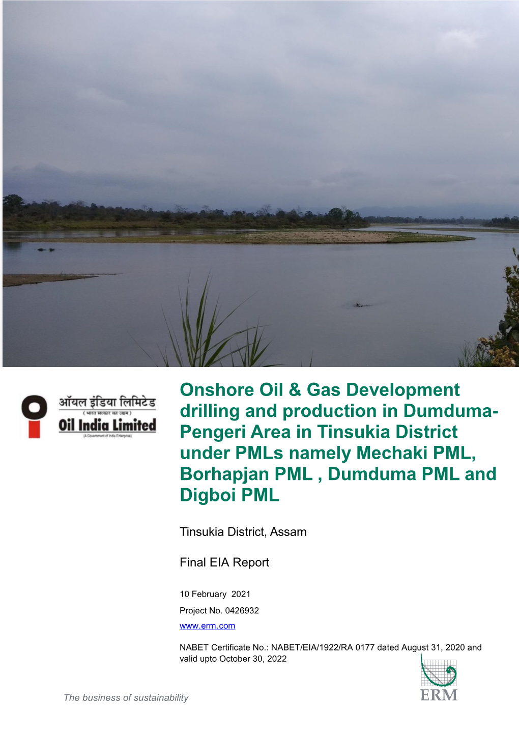 Onshore Oil & Gas Development Drilling and Production in Dumduma