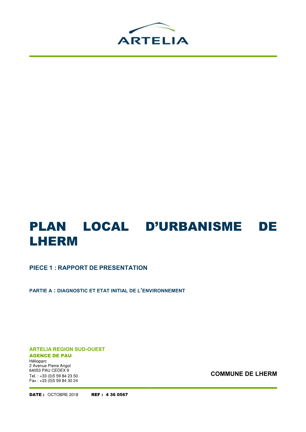 Plan Local D'urbanisme De Lherm