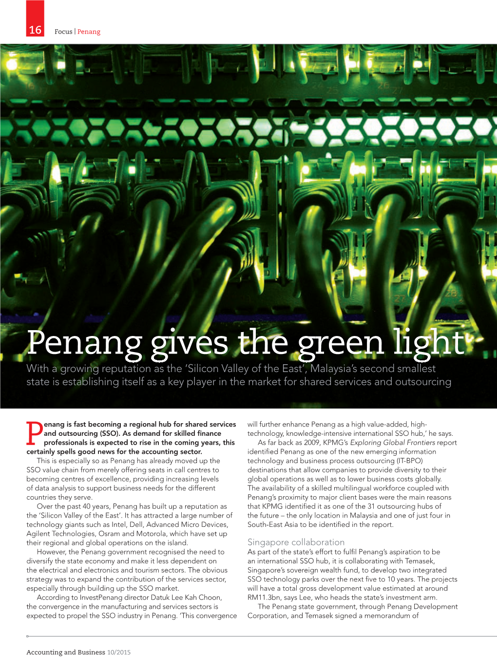 Penang Gives the Green Light