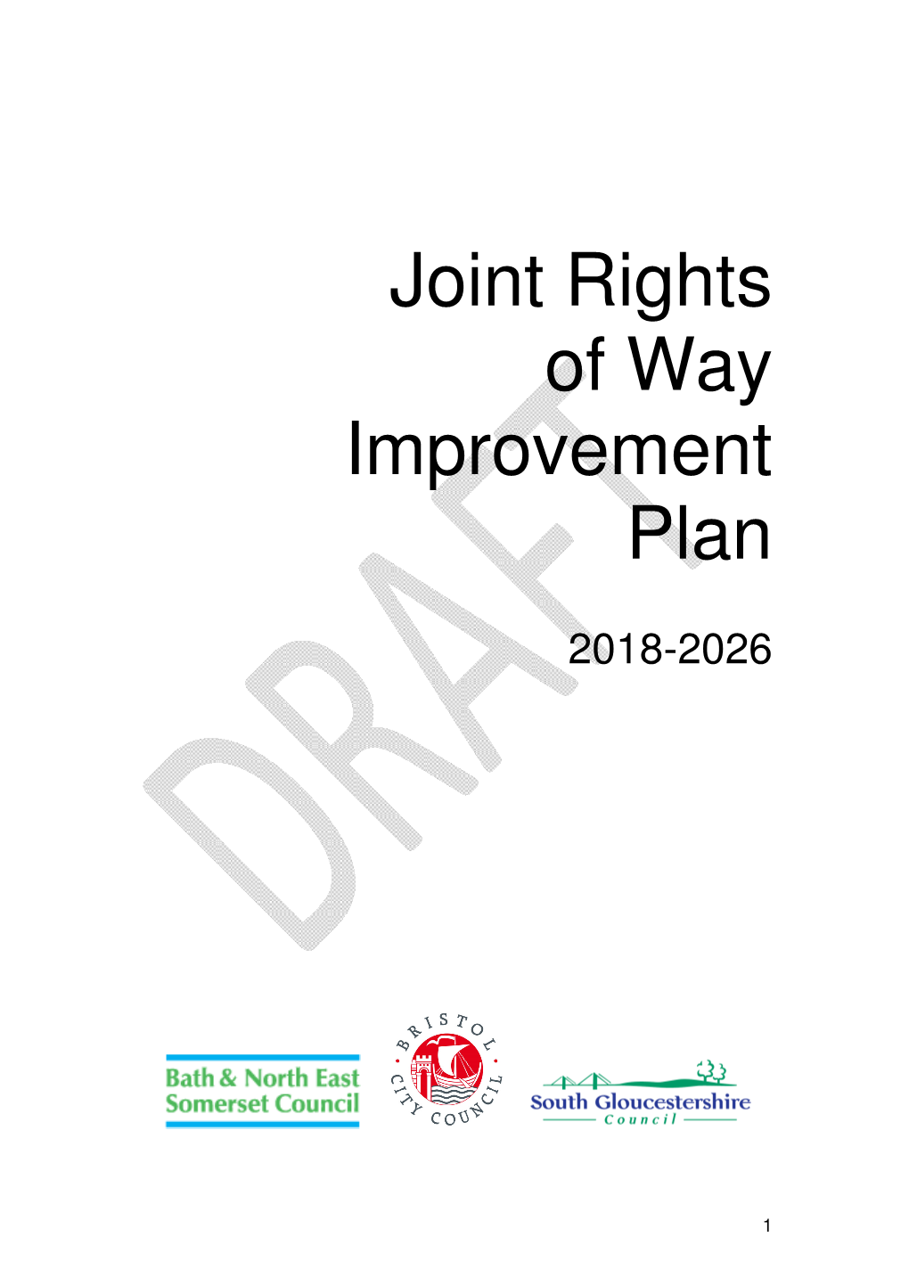 Joint Rights of Way Improvement Plan