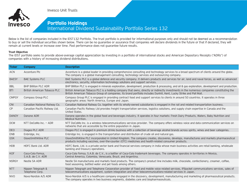 IDST132 Holdings Description Flyer (PDF)