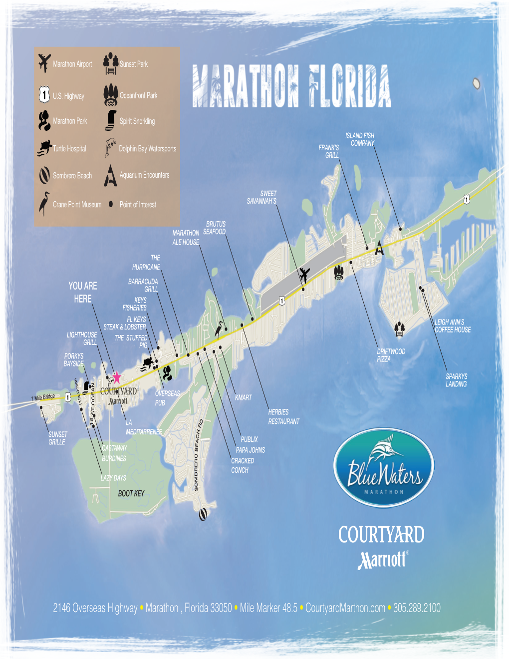 2146 Overseas Highway • Marathon , Florida 33050 • Mile Marker 48.5