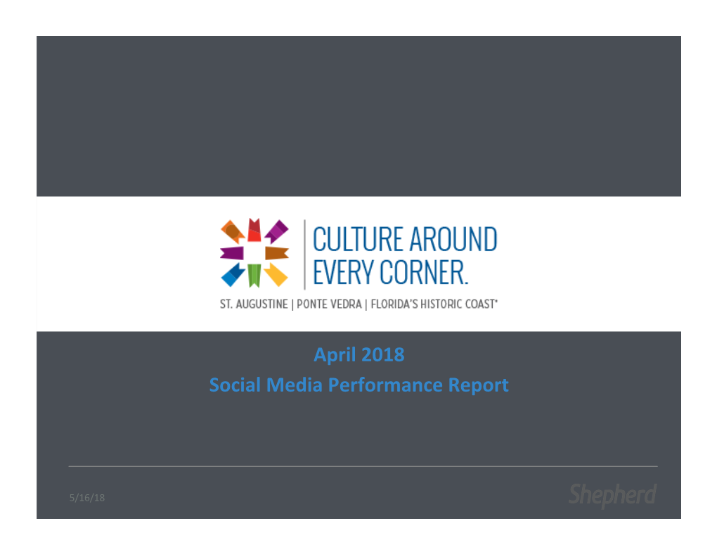April 2018 Social Media Performance Report