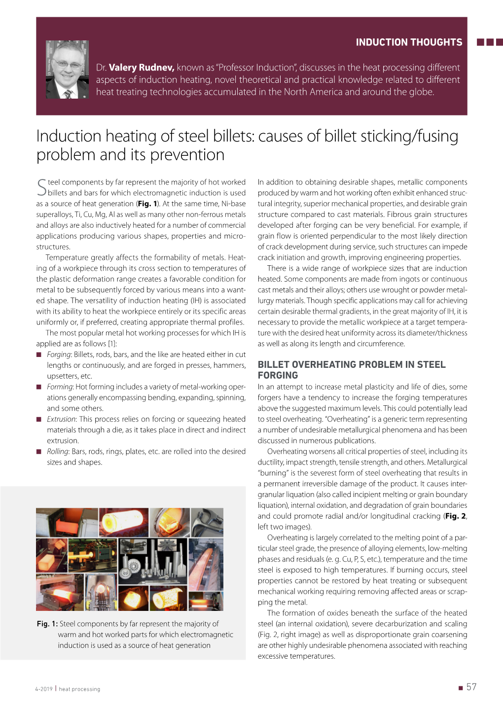 Induction Heating of Steel Billets: Causes of Billet Sticking/Fusing Problem and Its Prevention