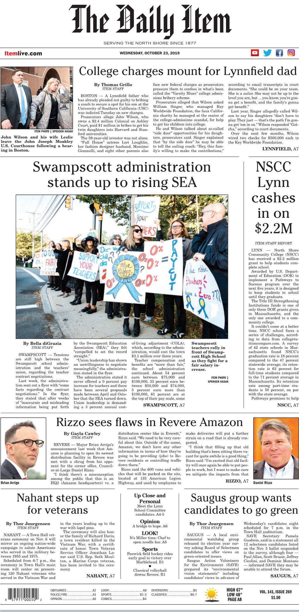 NSCC Lynn Cashes in on $2.2M Swampscott Administration Stands