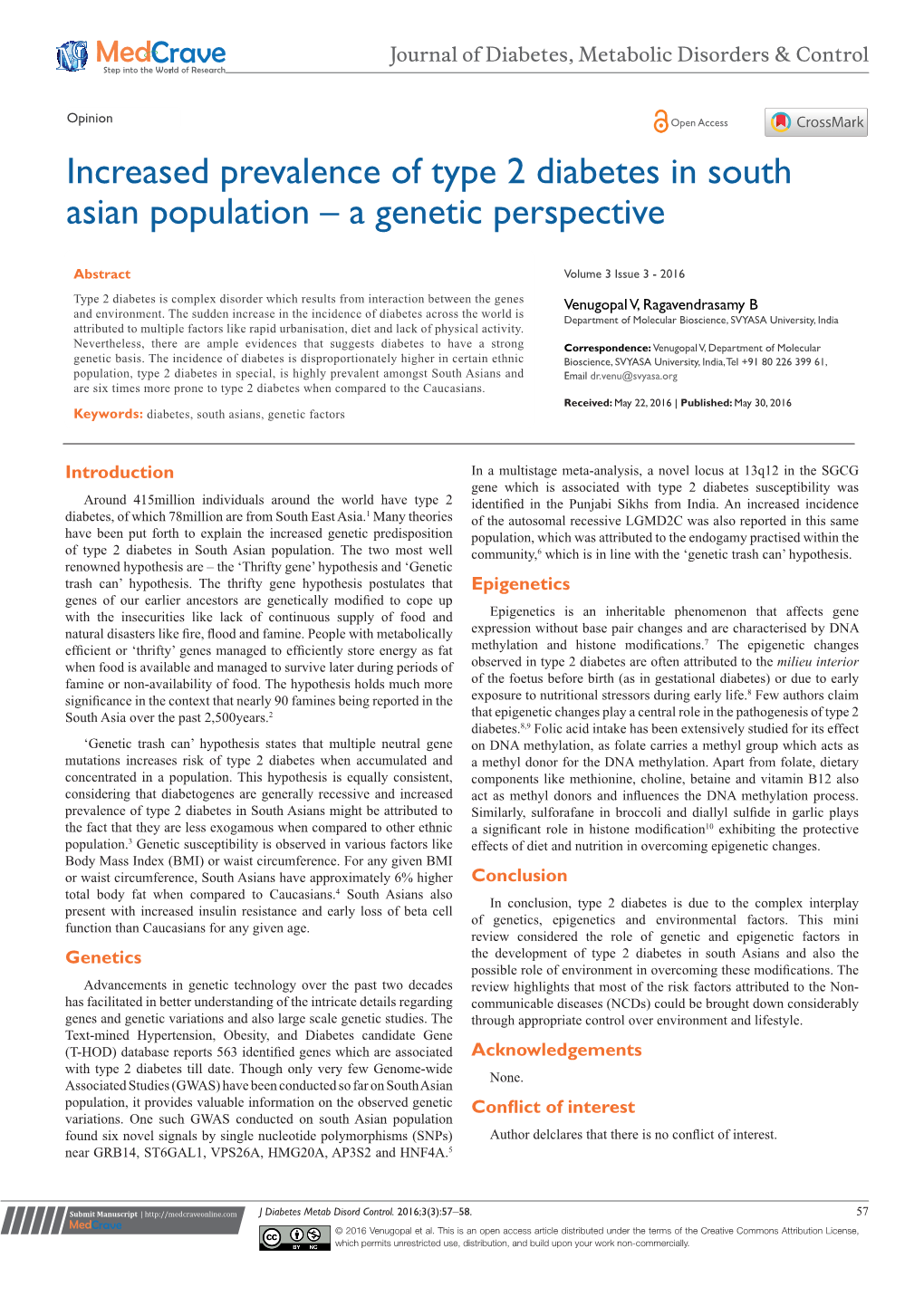 A Genetic Perspective