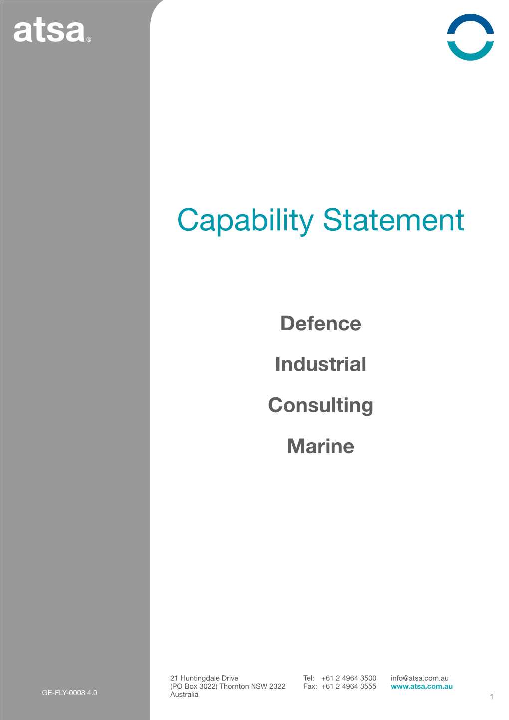 Capability Statement