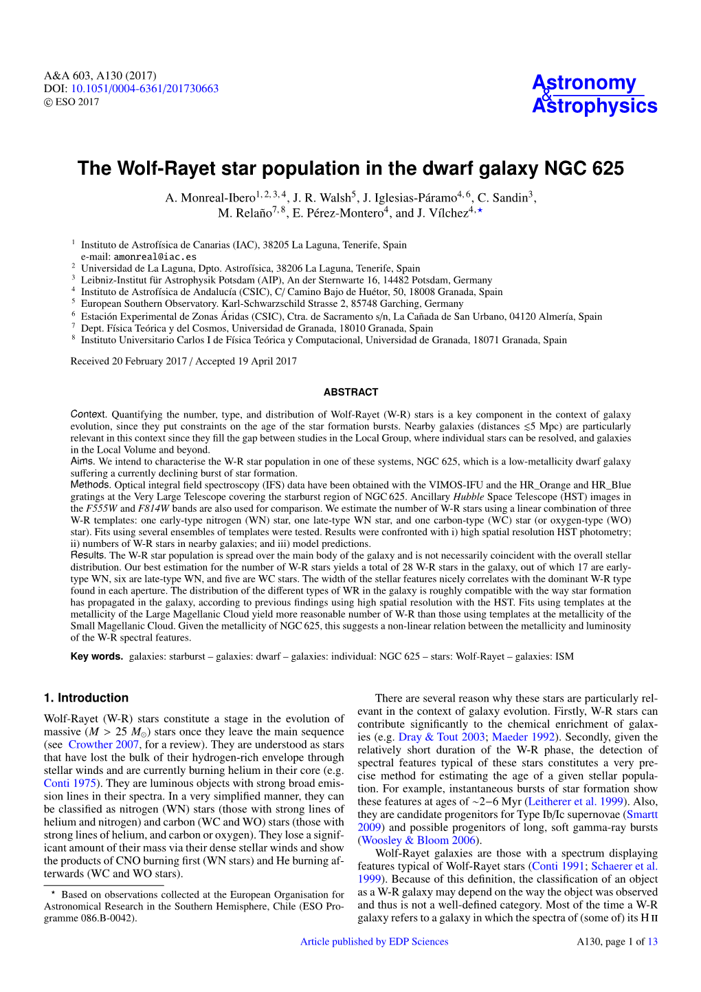 The Wolf-Rayet Star Population in the Dwarf Galaxy NGC 625 A