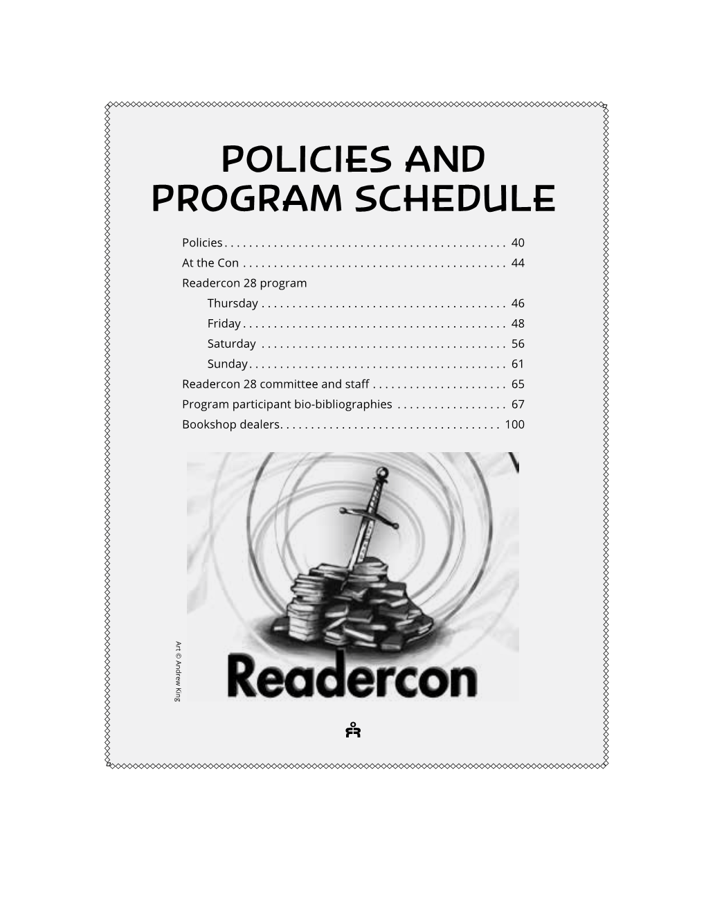 Readercon 28 Program Guide