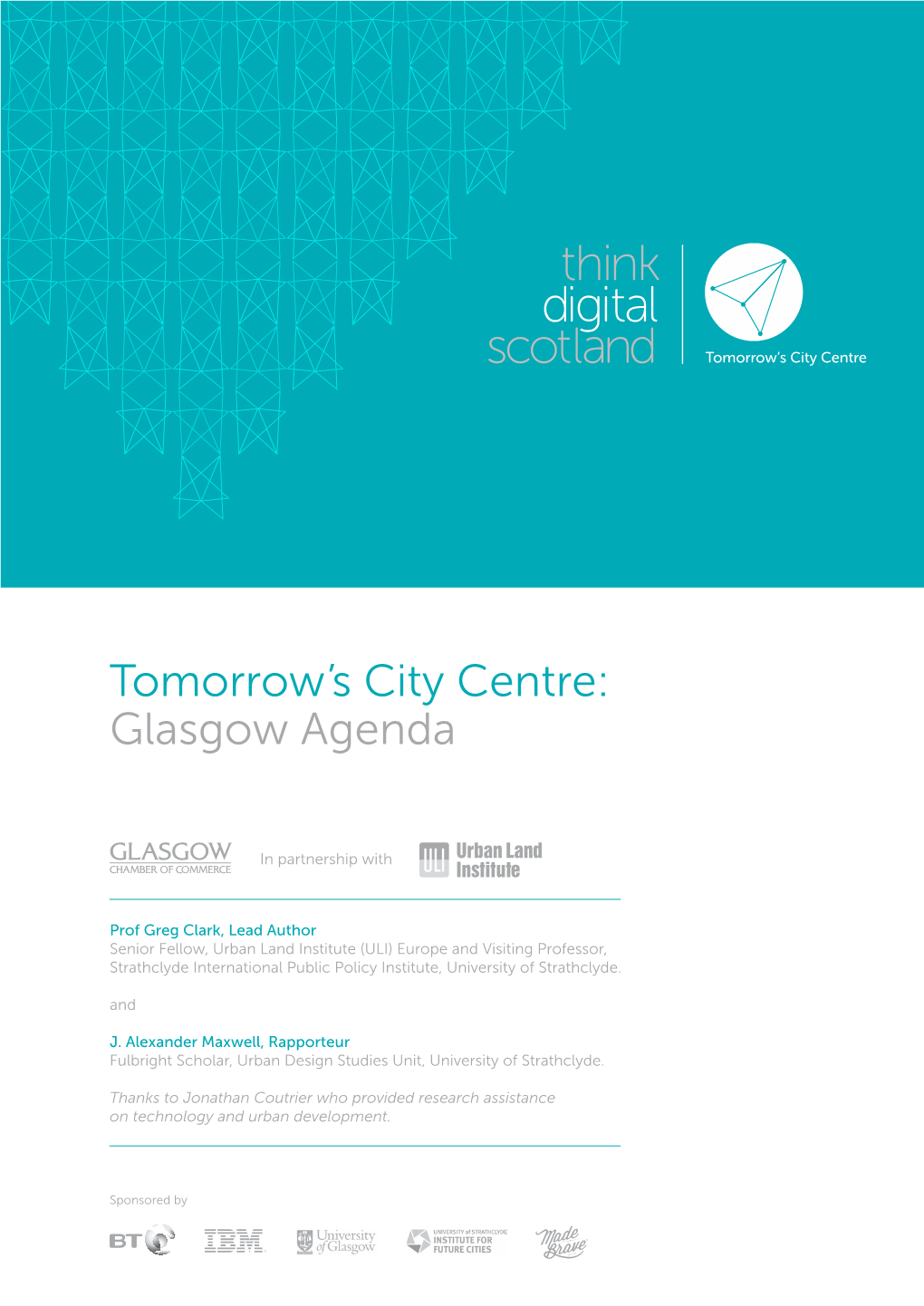 Tomorrow's City Centre: Glasgow Agenda