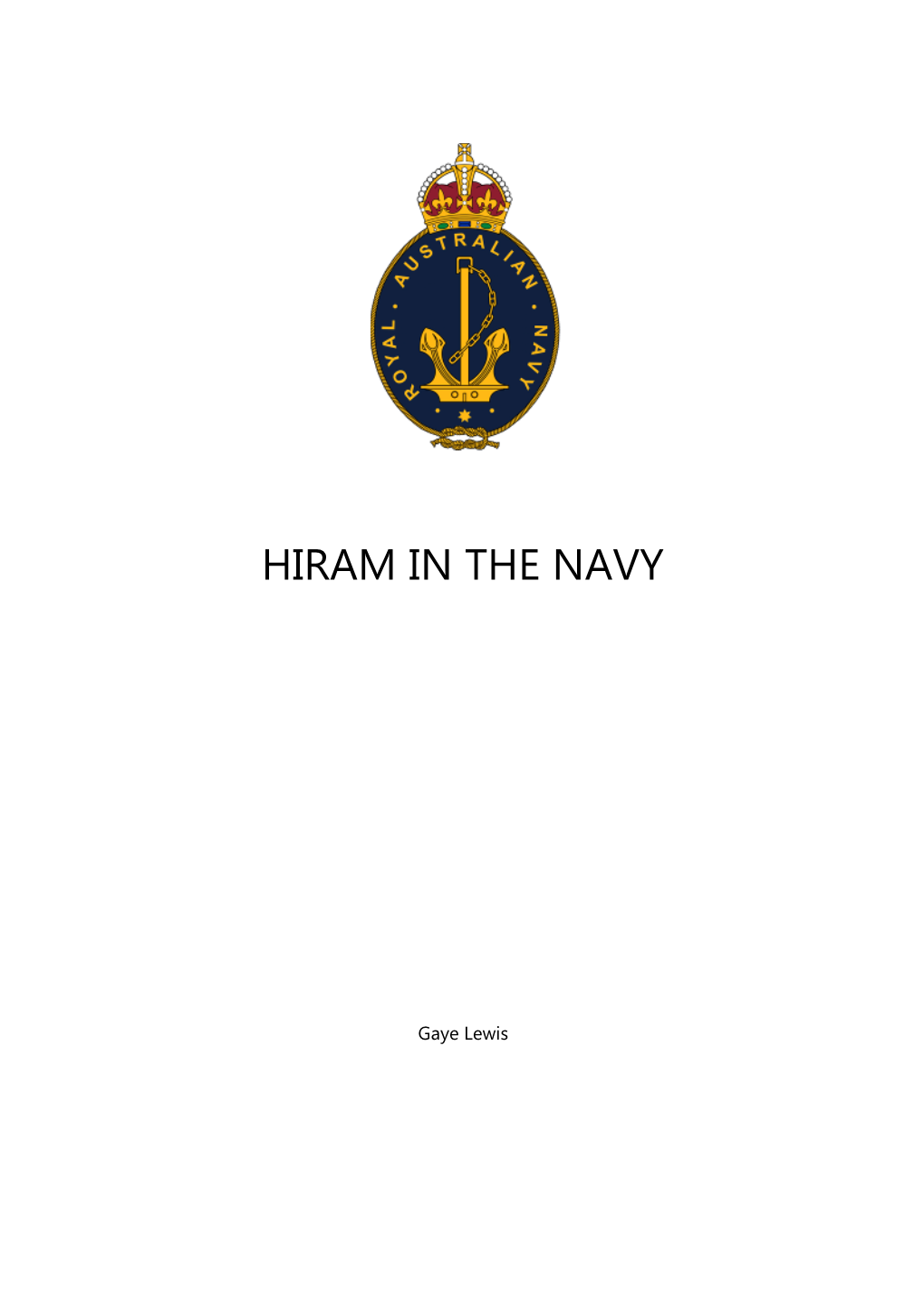 Hiram in the Navy