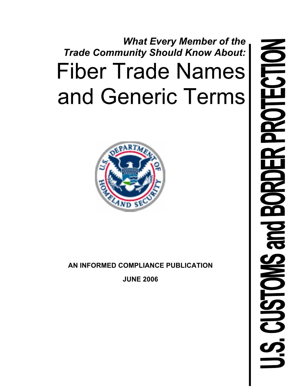 Fiber Trade Names and Generic Terms