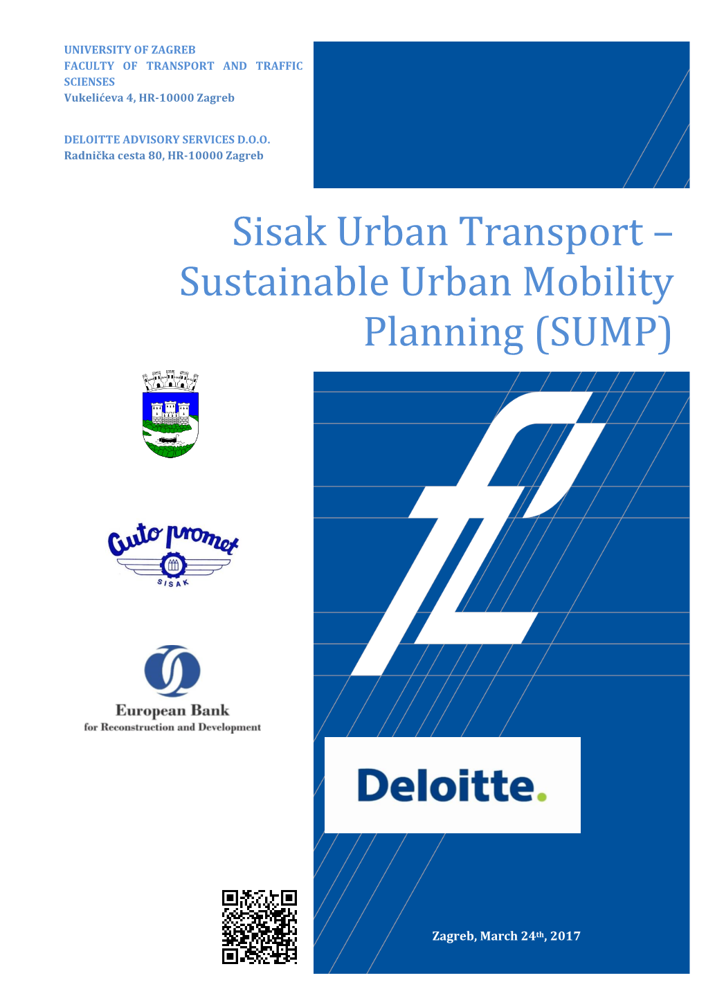 Sisak Urban Transport – Sustainable Urban Mobility Planning (SUMP)