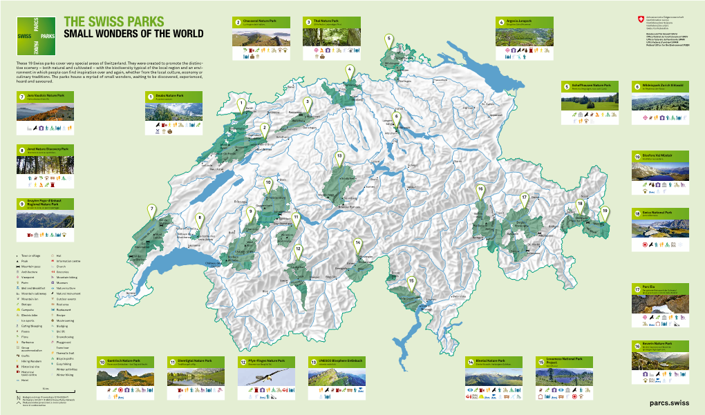 THE SWISS PARKS Confederaziun Svizra Swiss Confederation