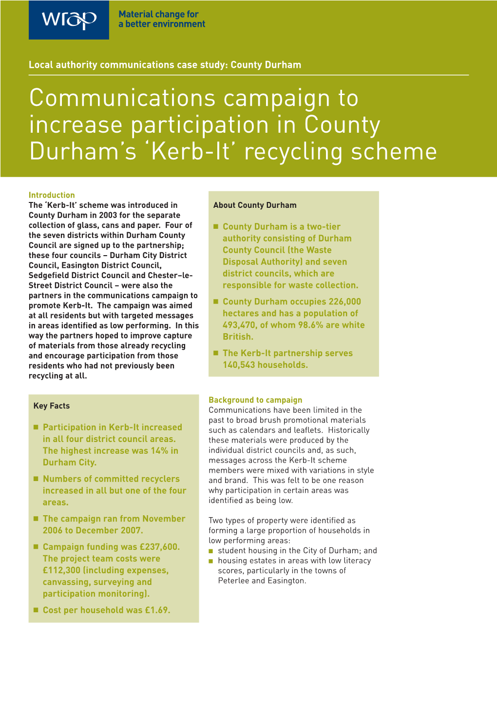 Durham County Council Case Study