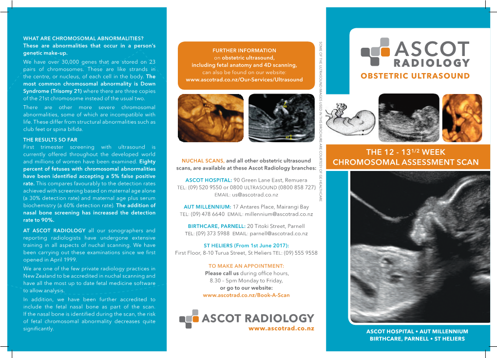 131/2 Week Chromosomal Assessment Scan