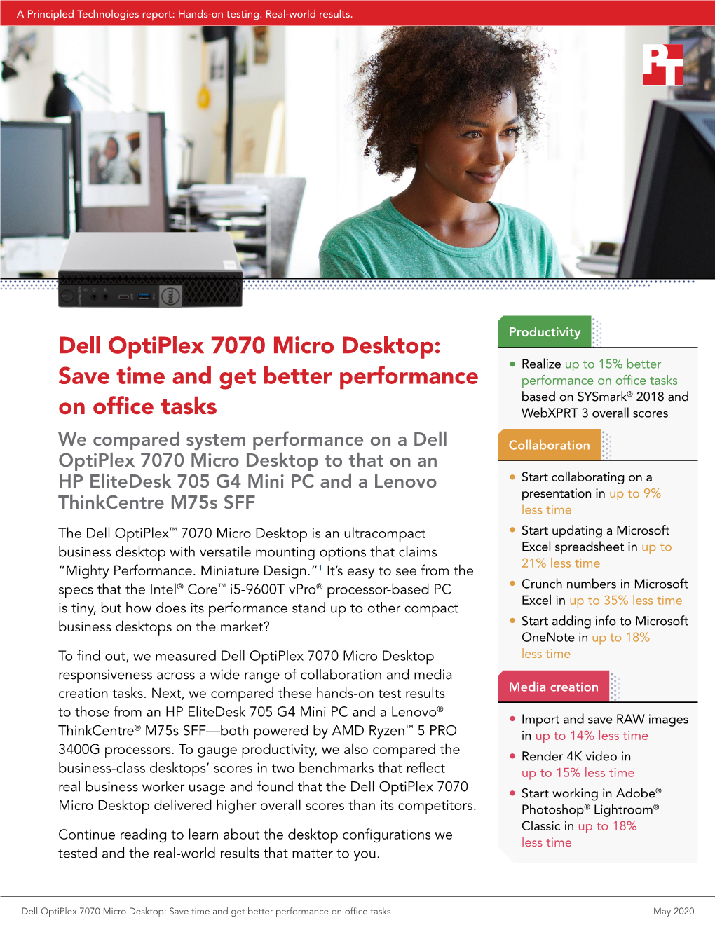 Dell Optiplex 7070 Micro Performance Comparison
