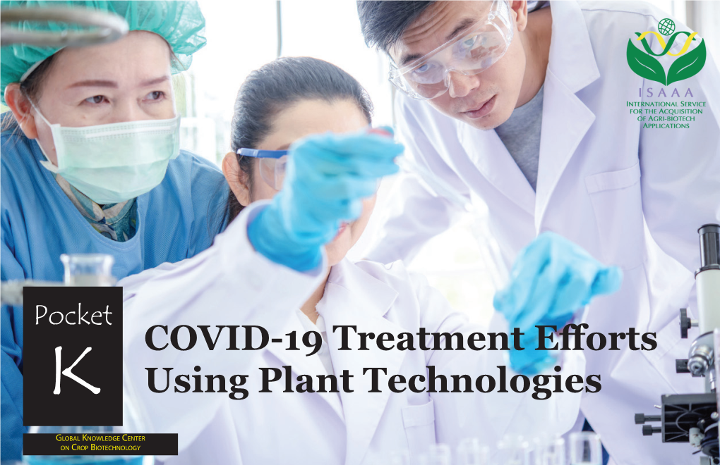 COVID-19 Treatment Efforts Using Plant Technologies
