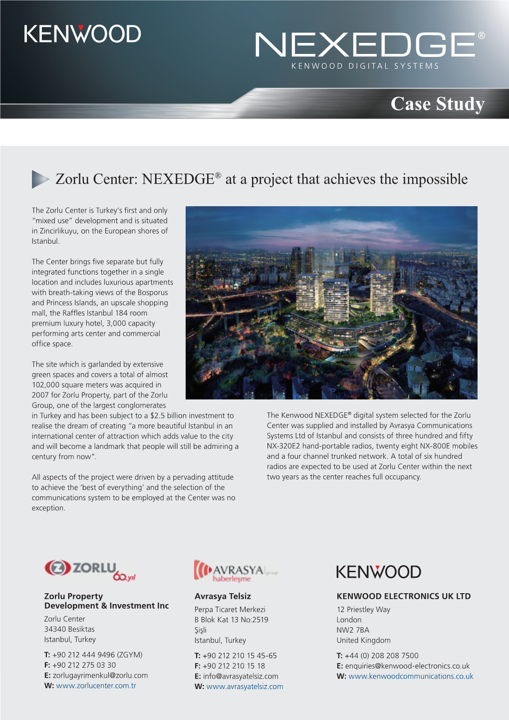 Zorlu Center: NEXEDGE® at a Project That Achieves the Impossible