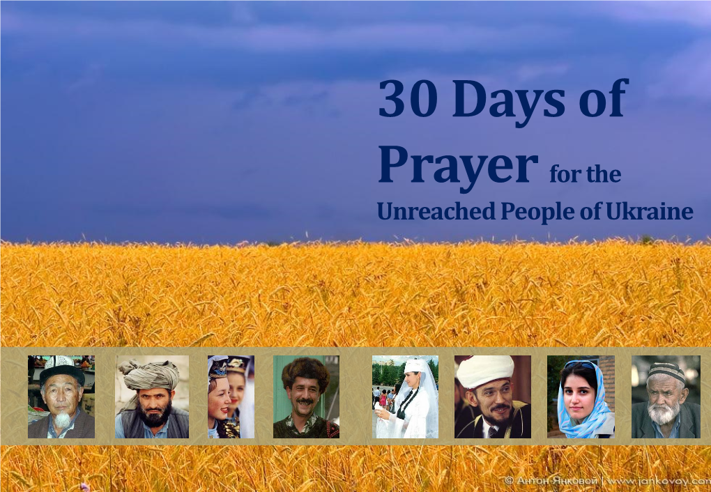 30 Days of Prayer For